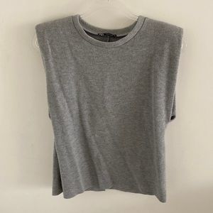 Zara supersoft padded shoulder muscle tank